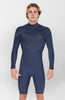 HyperFreak 2mm Long Sleeve Spring Suit Chest Zip - Grey