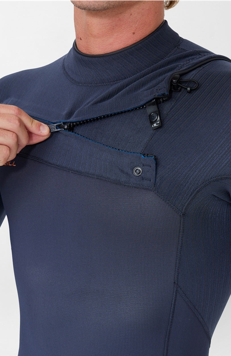 HyperFreak 2mm Short Arm Steamer Chest Zip Wetsuit - Grey