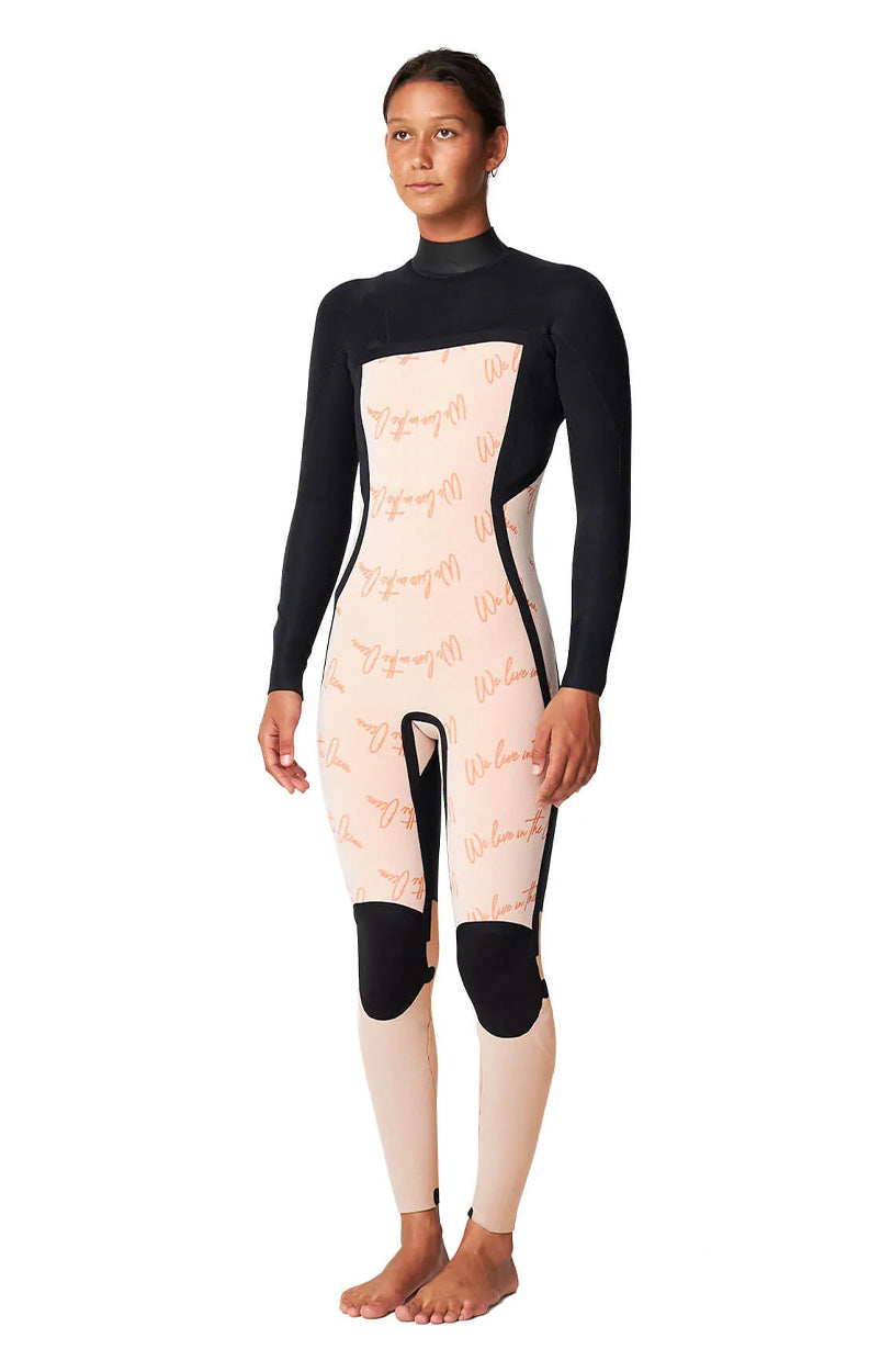 Women's Bahia 3/2mm Steamer Chest Zip Wetsuit