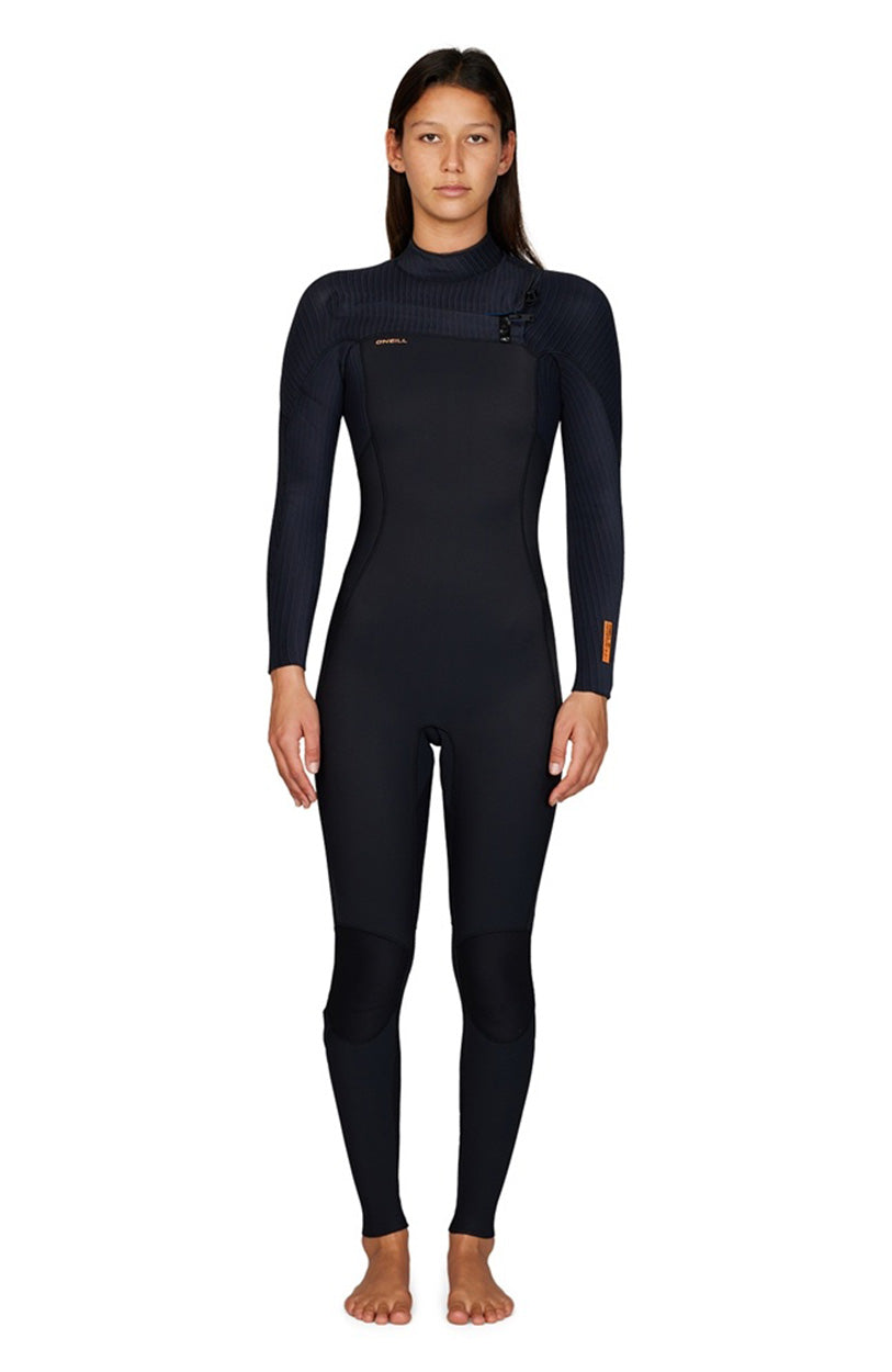 Womens HyperFreak 3/2+ Steamer Chest Zip Wetsuit