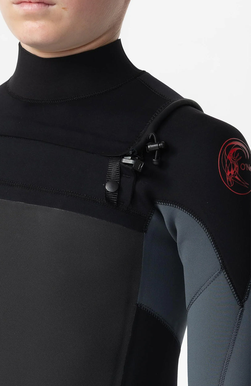 Boy's Defender 3/2mm Steamer Chest Zip Wetsuit