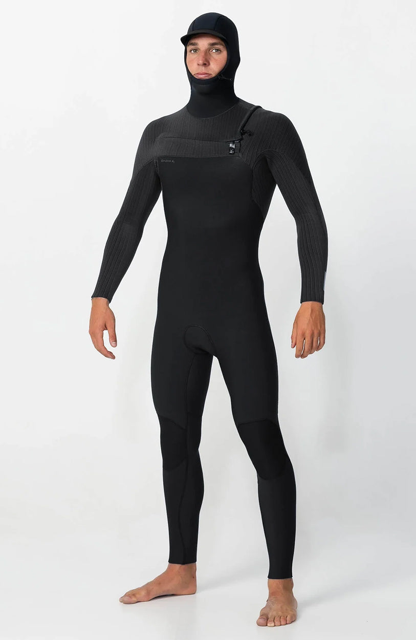 HyperFreak 5/4MM Hooded Steamer Chest Zip Wetsuit