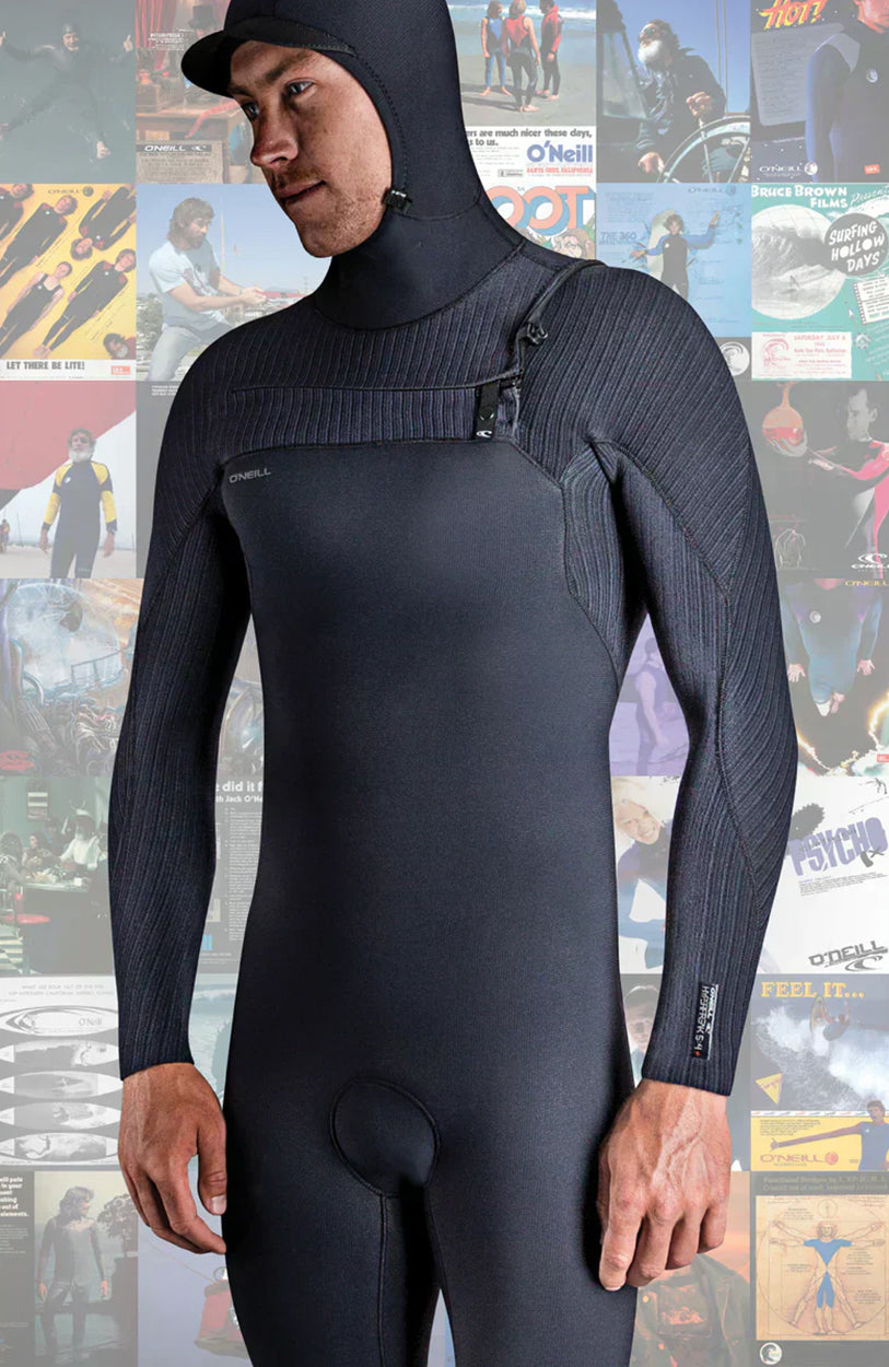 HyperFreak 5/4MM Hooded Steamer Chest Zip Wetsuit