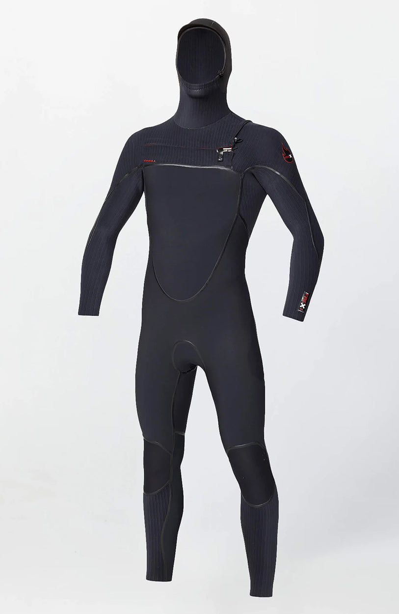 HyperFire X 5/4MM Hooded Steamer Chest Zip Wetsuit
