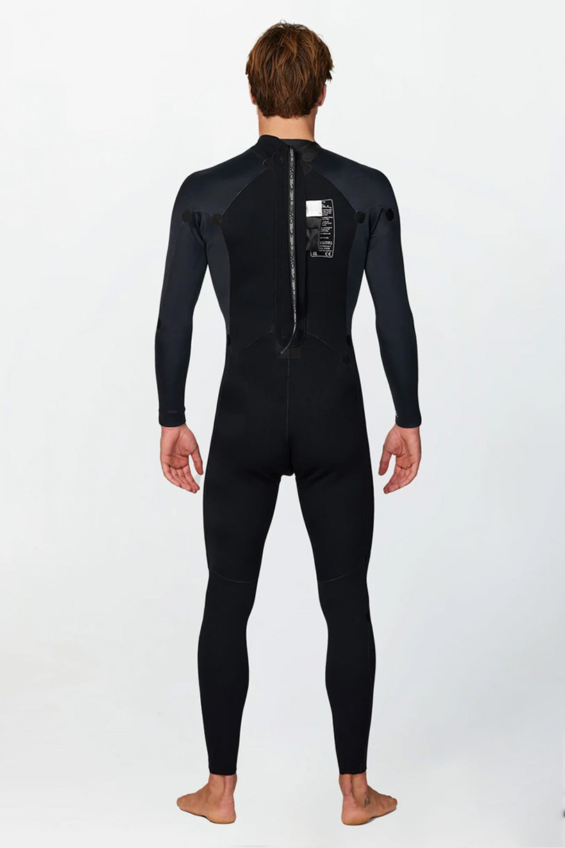 Men Reactor 4/3mm GBS Steamer Back Zip Wetsuit